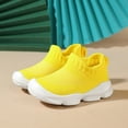 thumbnail image 2 of Akiihool Tennis Shoes for Girls Toddler Kids Sneakers Fashion Shoes (Yellow,5.5-6 Years), 2 of 7