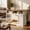 White, variant on 48" Farmhouse Style Dog Crate Furniture with Feeding Bowl & Drawers, Sturdy Pet Kennel End Table for Small to Medium Dogs, Ideal for Living Room & Entryway Storage