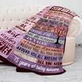 thumbnail image 2 of LHSHID 75th Birthday Gifts for Women Blanket 75th Birthday Gifts 75th Birthday Decorations Birthday Gifts Women 75 Year Old Birthday Gifts for Women Her Throw Blanket 50"x60", 2 of 7
