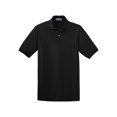 thumbnail image 1 of Jerzees Men's SpotShield Button Down Polo Sport Shirt, Black XL, 1 of 2