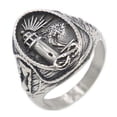 thumbnail image 1 of Retro Ocean Series Punk Titanium Fingers-13-silver-Model code12590 13 silver, 1 of 2