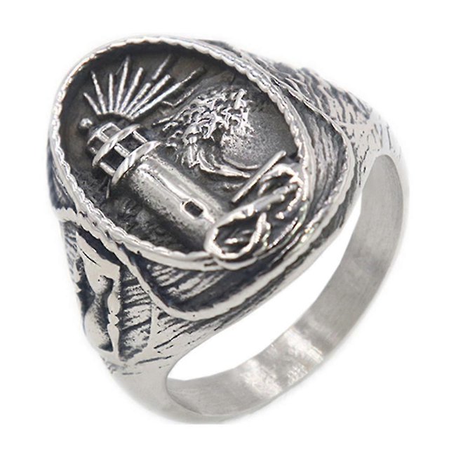 Retro Ocean Series Punk Titanium Fingers-13-silver-Model code12590 13 silver