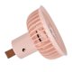 thumbnail image 4 of Ventilador portátil multifuncional con carga USB, color rosa, para exteriores, hogar, oficina y campamentos, funciona con pilas, 4 of 8