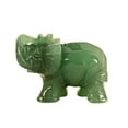thumbnail image 5 of Yesbay 3.8cm Hand Carved Artificial Green Aventurine Jade Stone Elephant Statue Decor,Elephant Statue, 5 of 7