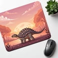 thumbnail image 6 of Ankylosaurus Sunset Dinosaur Mouse Pad Low Profile Gaming Mat, 6 of 7