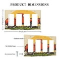 thumbnail image 3 of Hand Drawing Truck Daisies Switch Cover Decorative Wall Plate / 4-Gang 4-Decor / Standard Size 4.5x8 in, 3 of 5