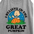 thumbnail image 3 of Peanuts - I Believe In The Great Pumpkin - Women's Racerback Tank Top, 3 of 6