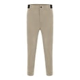 thumbnail image 4 of Mens Dress Pants Men's Casual Dress Pants Solid Color Button and Belt Loops Flat Front Trousers for Business Wear Khaki M, 4 of 5