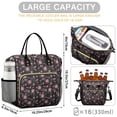 thumbnail image 5 of Pioneer Flower Floral Print Pattern Womens Lunch Box for Work,Insulated Large Lunch Bag,Leakproof Adult Lunch Bag for Work,Beach,Travel,Picnic,Camping, 5 of 6