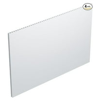 Corrugated Plastic Sheets - 24 x 36 inches - 4 Pack - Acoustic Foam Backing - Outdoor Yard Sign