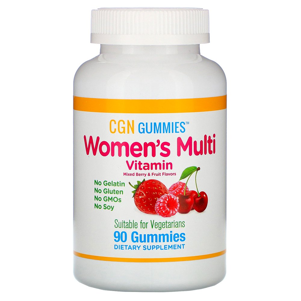 California Gold Nutrition Women’s Multi Vitamin Gummies, No Gelatin, No
