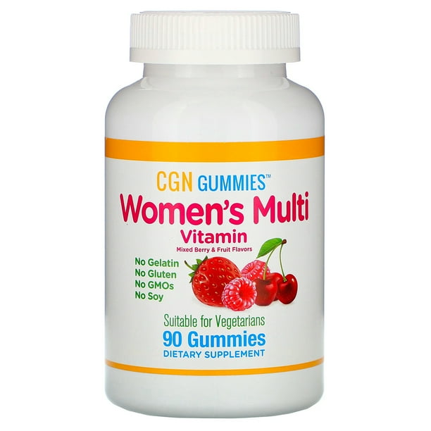 California Gold Nutrition Women’s Multi Vitamin Gummies, No Gelatin, No