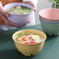 thumbnail image 3 of Queroig 1100ML Bowl Heat Resistant Easy to Clean High Capacity Portable Noodle Bowl for Dining Room, 3 of 7