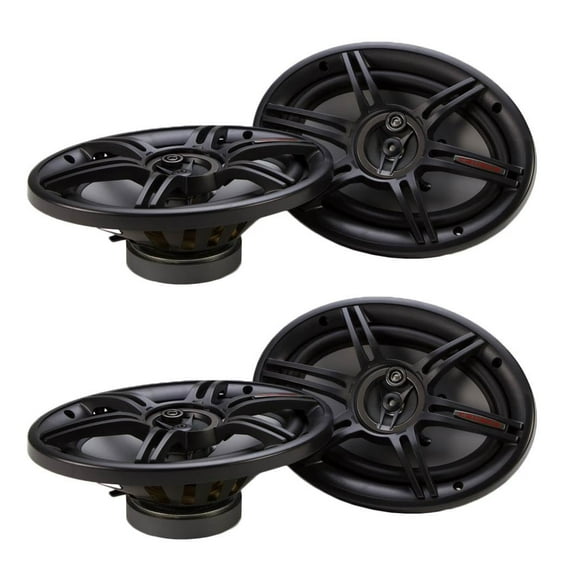 Crunch 800 Watts 6 x 9 inches 3-Way 4-Ohm Coaxial CS Speakers (2 Pack) | CS-693