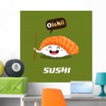 thumbnail image 1 of Vector Sushi Cartoon Character Wall Mural Decal Sticker, Wallmonkeys Peel & Stick Vinyl Graphic (36 in H x 36 in W), 1 of 4