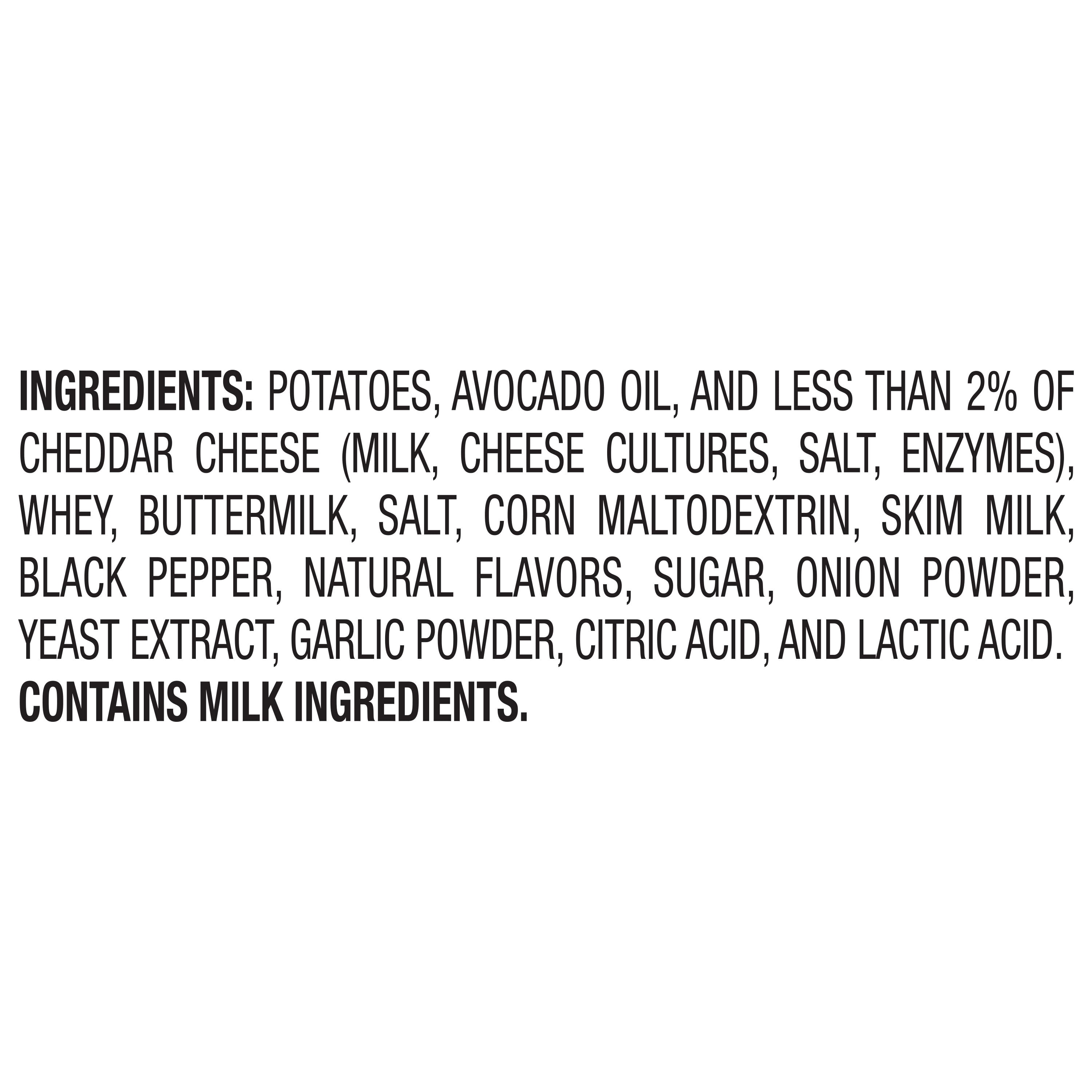 Miss Vickie's Aged Cheddar & Black Pepper Avocado Oil Kettle Cooked Snack Chips, 6.0oz Bag