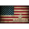 "4 Pack USMC United States Marine Corps US EGA Patriotic Military Auto Decal Bumper Sticker 5x3"" - Vinyl Decal For Cars Trucks RV SUV Boats Support US Military - Flag / 4"