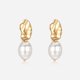 thumbnail image 4 of Pendientes de perlas de imitación de moda, pendientes de aleación Retro geométricos, accesorio de joyería, regalo, 4 of 8