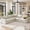 Oatmeal, variant on JULY'S SONG L-Shaped Couches for Living Room, Natural Linen Fabric Sectional Couch, Modern Sofa Set with Extra Deep Seats, Ivory