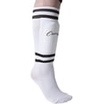thumbnail image 7 of Champion Sports SL6W Youth Sock Style Soccer Shinguards, Ages 6, Medium, White With Black Stripes, 7 of 7