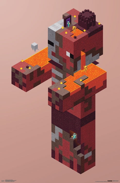 Trends International Minecraft Pigman Nether Wall Poster ...