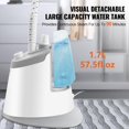 thumbnail image 4 of Standing Garment Steamer with Foldable Hanger, 1.7L  for 90 Min Steam, Auto-Stop Safety & Easy-Roll Wheels, 4 of 8