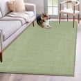 thumbnail image 2 of Vintage Sage Green Large Area Rugs for Bedroom Living Room, Soft Non Slip Carpet Bedside Rug, Farmhouse Retro Beige Solid Color Rectangular Floor Cover Kitchen Accent Rug 3'x5' for Dining Room/Office, 2 of 9
