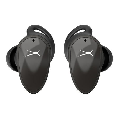 UPC: 0021331023841 | Altec Lansing NanoBuds Active Noise Cancelling Truly Wireless Earbuds  with Water Resistance  Stay-In-Place Helix Wings  Anti-Microbial Protection  28 Hours of Total Playtime  Gray