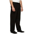 thumbnail image 2 of Dockers Big & Tall Easy Khaki Pleated Pants Black, 2 of 3