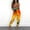 Yellow, variant on Azrian Women's Sleeveless Wide Leg Jumpsuit Onepieces Overall Dress Womens Wide Leg Pants Striped Printed Sling Hollow Leg Siamese Pants With Belt
