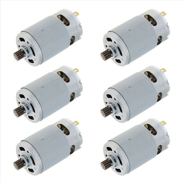 6X Motor Cepillado RS550 de 21 V, 14 Dientes, Adecuado para Minisierra de Troncos Inalámbrica de 4/6 Pulgadas, Accesorios para Herramientas de Motosierra