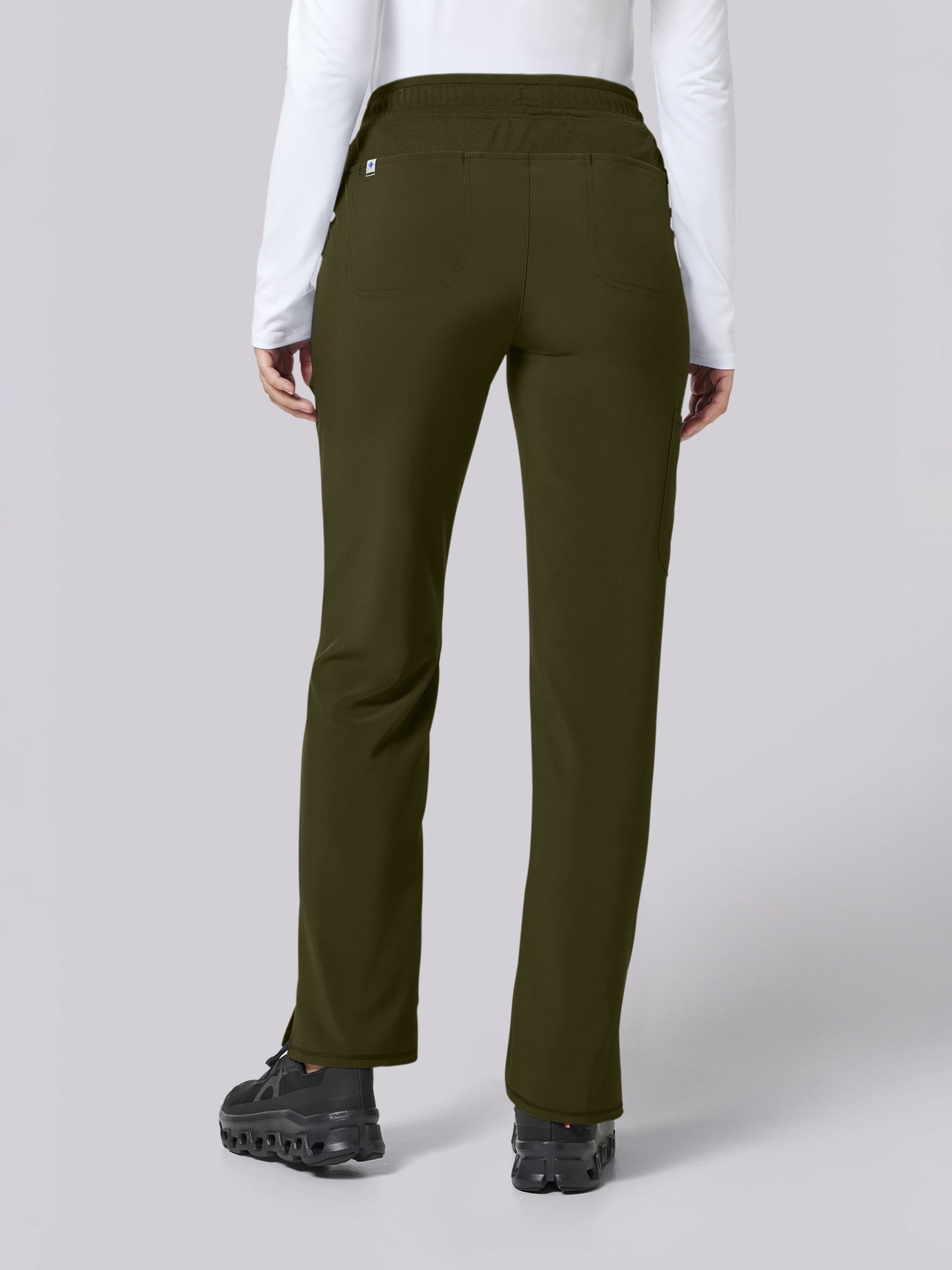 Scrubstar Performance Women’s Antimicrobial Drawstring Cargo Straight Leg Scrub Pant, Sizes XS–3XL