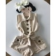 thumbnail image 5 of Combinaison pour Enfants Col Rabattu Combinaison Sans Manches pour les Filles Tout-Petits, 5 of 5