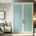 thumbnail image 4 of S4Sassy Peel and Stick Wall Covering, Floral Hexagon Print Removable Vinyl Wallwrap - Modern Wall Mural, Blue Instant Walls Makeover Wallpaper for Bedroom, Bathroom, Laundry Room - 25"x120" inch, 4 of 9