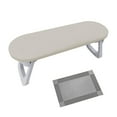 thumbnail image 1 of Almohada de mano plegable para uñas, soporte para brazo de manicura, cojín para reposapiés de mesa para uñas cafés de esquina, 1 of 5