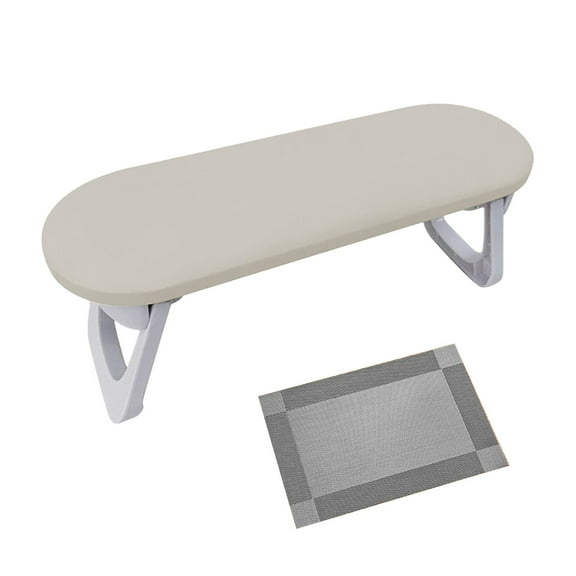 Hand Rest for Nail DIY Foldable Manicure Tool Nail Arm Rest Nail Pillow Hand Rest for Nails for Nail Salon Table Technician Use nail art round corner coffees