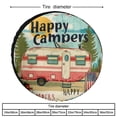 thumbnail image 2 of Spare Tire Cover 15 Inch Happy Campers Waterproof Sun Protection Adventure Universal Fit for Trailer SUV Truck Camper Travel Trailer, 2 of 8