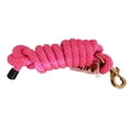 thumbnail image 4 of AJ Tack 8 1/2 Foot Nylon Lead Rope Black, 4 of 5