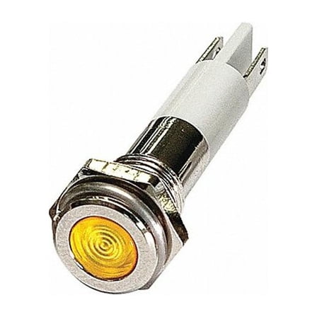 Manufacturer Varies Flat Indicator Light,Yellow,24VDC 24M066
