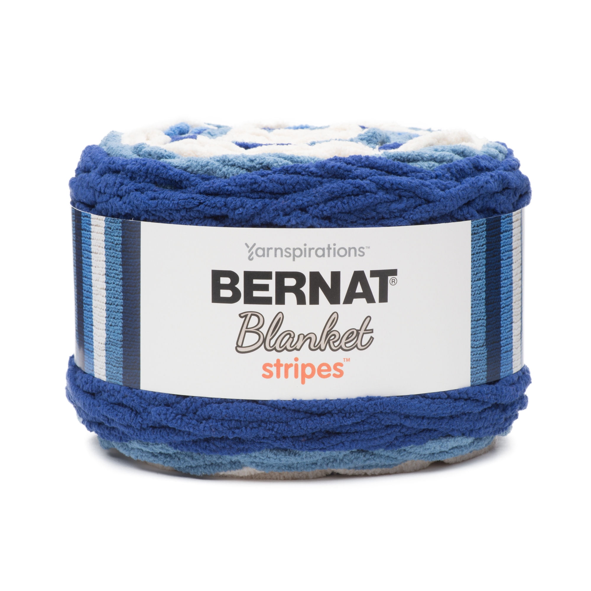 Bernat Blanket Stripes Blue Moon Yarn, 10.5 Oz.