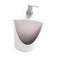 thumbnail image 4 of Dispensador de jabón de cocina con soporte para esponja, dispensador de jabón 2 en 1, compacto de 500ml para baño, cafetería, bar, 4 of 9