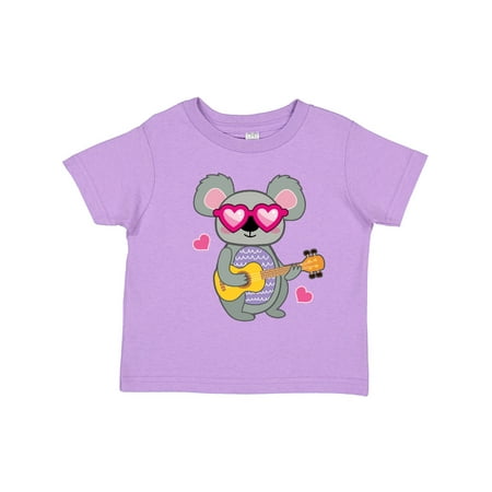 

Inktastic Koala Cute Girls Guitar Outfit Gift Toddler Toddler Girl T-Shirt