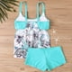 thumbnail image 4 of Traje de baño de dos piezas con estampado de moda y cintura alta conservador para mujer. Traje de baño de dos piezas para mujer. Trajes de baño tankini para mujer. Trajes de baño de 2 piezas para muje, 4 of 4