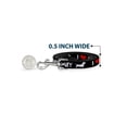 thumbnail image 4 of Buckle-Down Pet Leash, Dog Leash, I Heart My Wiener Dog Silhouette Black White Red, 4 Feet Long 1.0 Inch Wide, 4 of 6