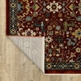 thumbnail image 5 of HomeRoots Red Blue Gold And Ivory Oriental Power Loom Stain Resistant Runner Rug, 5 of 10