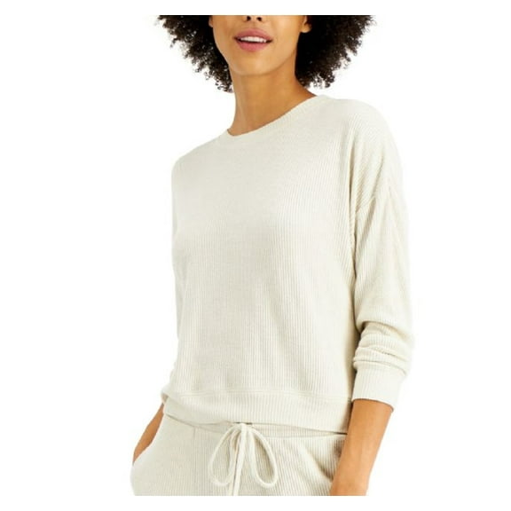 Alfani Womens Ribbed Pajama Top Only, 1-Piece