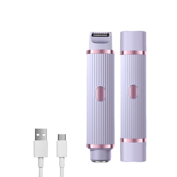 Yatlte Electric Razor for Women, Bikini Line & Pubic Hair Trimmer, Rechargeable & Waterproof, Painless, Flawless Shave for Sensitive Skin, Gentle, Quiet & Travel-Friendly