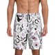 thumbnail image 1 of Balery Cowboy Pantalones cortos de pijama de punto de algodón para hombre con cinturilla y bolsillos-3X-Large, 1 of 6