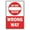 as shown, variant on New Street Sign Warning Plaque Wall Decor Wrong Way Do Not Enter Large Drive Parking Lot Sign Courtyard Decoration Office Sign Outdoor & Indoor Safety Aluminum Sign 8 X 12 Inch