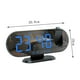 thumbnail image 5 of Reloj despertador con proyección giratoria de 180 degree y función de repetición silenciosa. Azul, 5 of 9